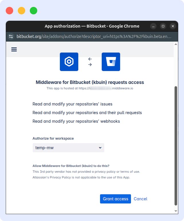 Bitbucket Integration
