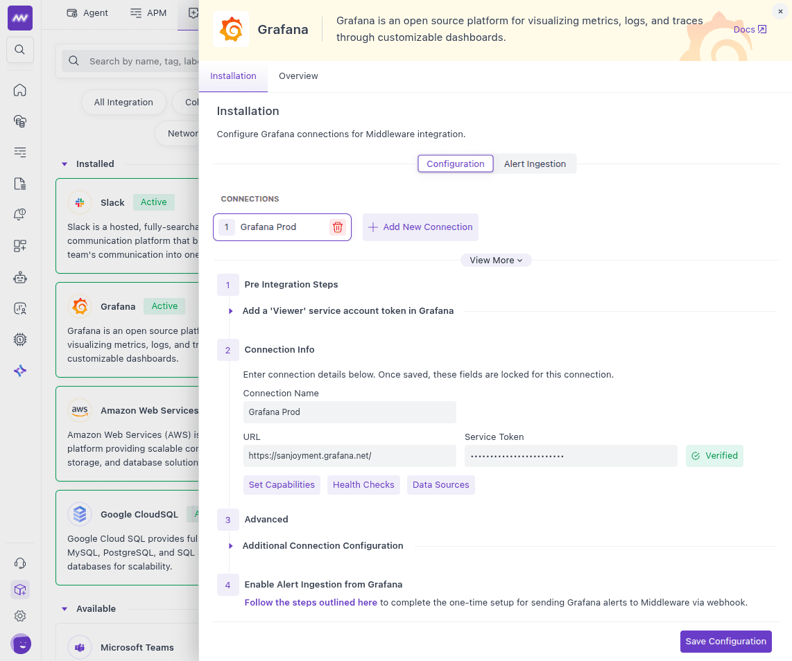 Grafana Configuration