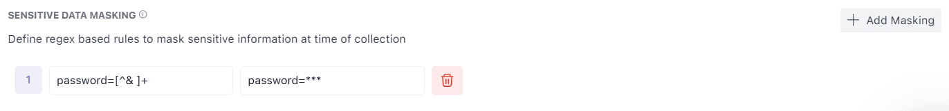 Sensitive Data Masking