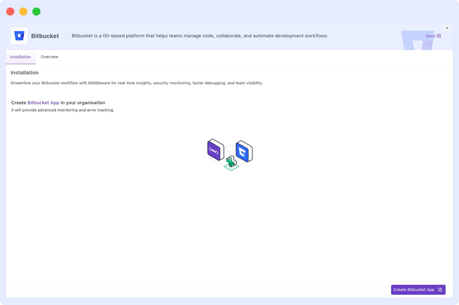 Bitbucket Create App