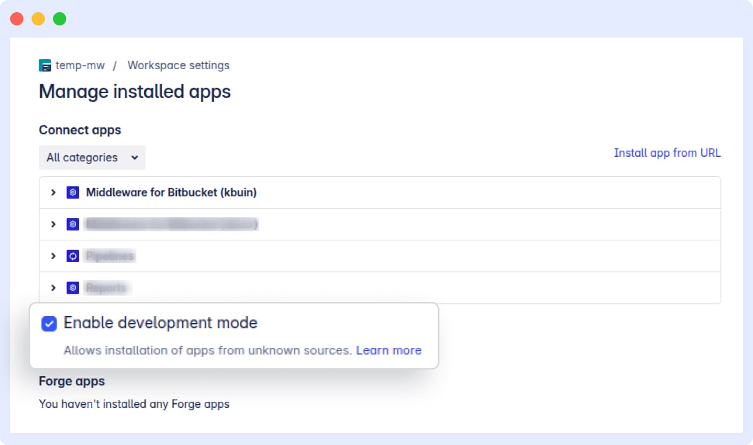 Development Mode