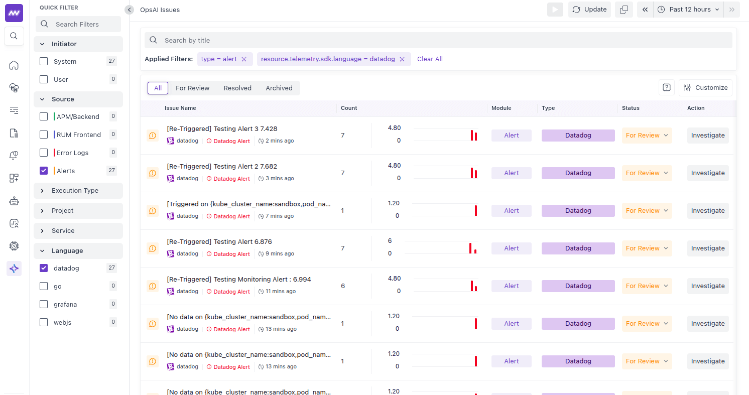 Datadog OpsAI Listing