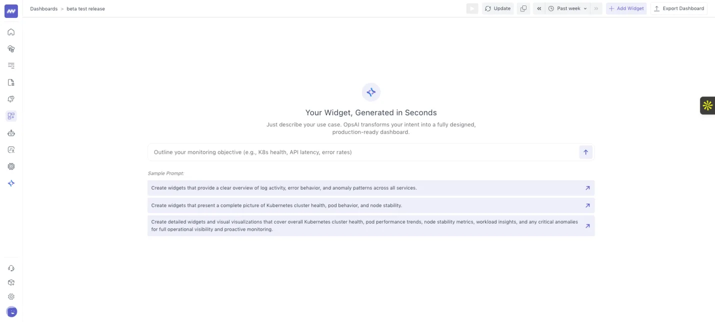 Build dashboards with AI: You can create a dashboard by giving a use case as a prompt in chat. You can edit or add more…