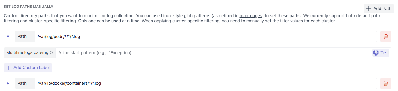 Middleware Agent Pipeline configuration interface