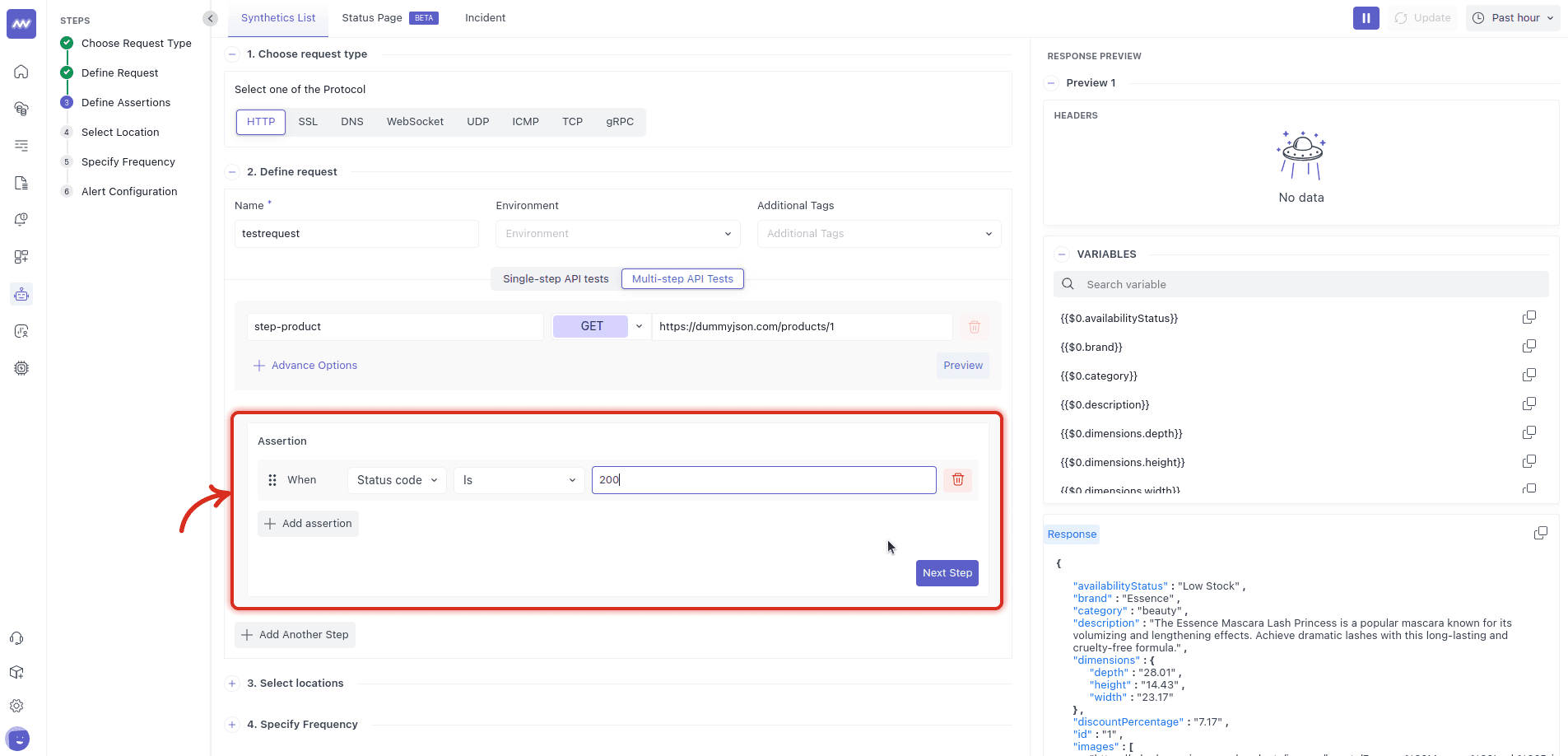 configure assertions
