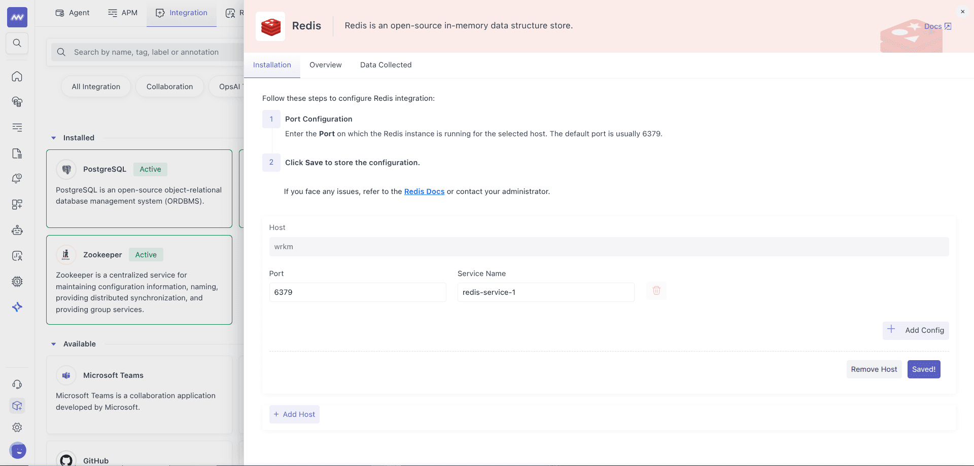 Redis Host