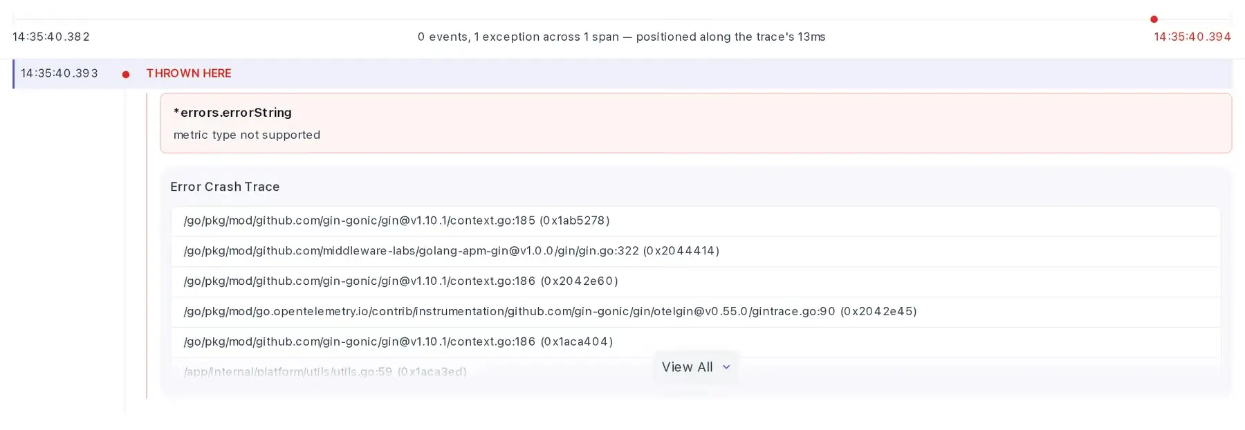 Events and Exceptions
