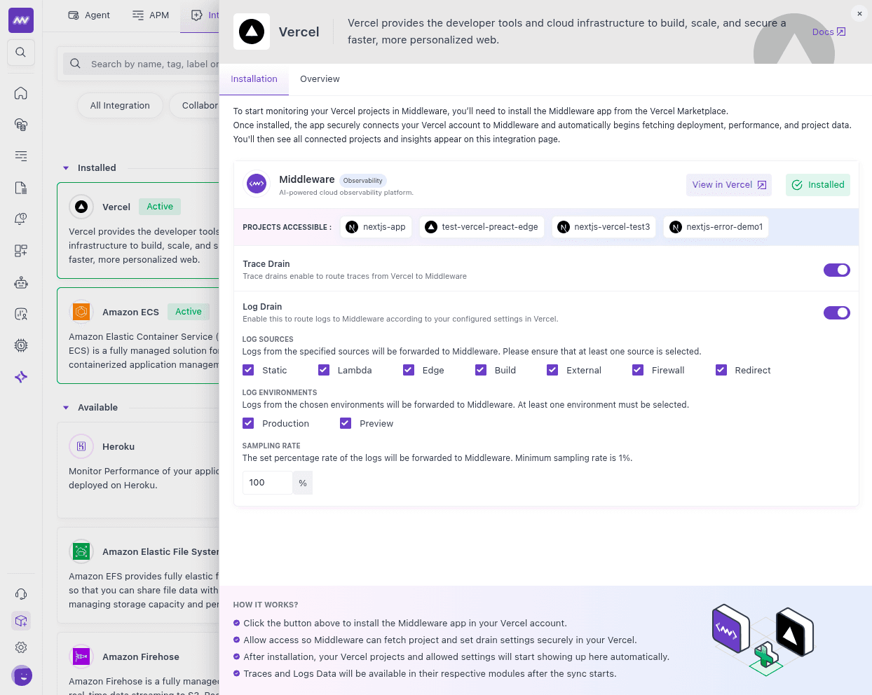 Middleware Integration
