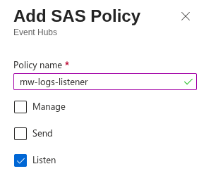 SAS Policy