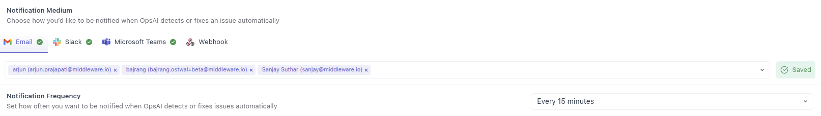 Enable Notifications - Notification Medium and Frequency