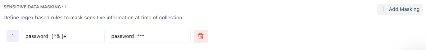 Sensitive Data Masking